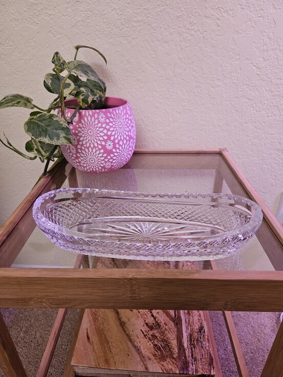 Waterford Crystal Other - Waterford crystal Vintage Alana Pattern Ireland Celery condiment dish.